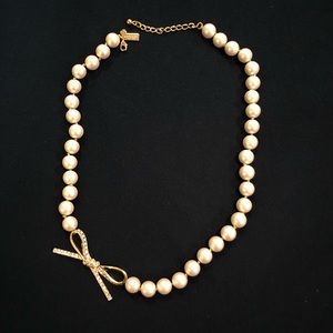 Kate Spade Skinny Mini Faux Pearl Necklace